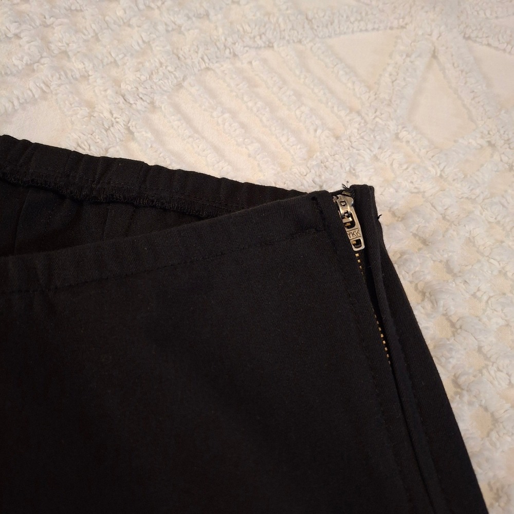 Talbots Women 20W Pants Black Side Zip Stretch Straight Leg Trousers - Picture 5 of 7